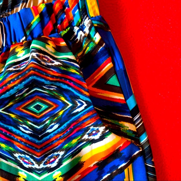 Adorable Fab’rik Colorful Boho Shorts - Picture 4 of 6